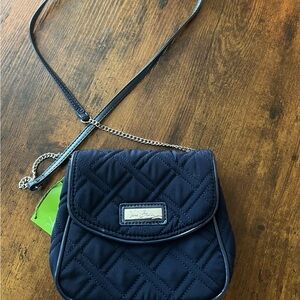 New with Tag! Vera Bradley CHAIN strap Crossbody- Classic Navy
